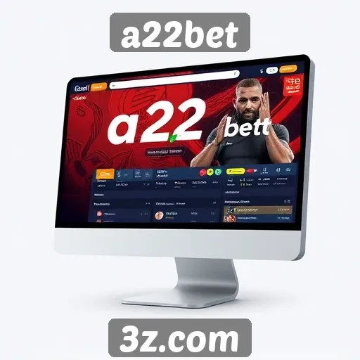 Plataforma a22bet e sua interface de usuário